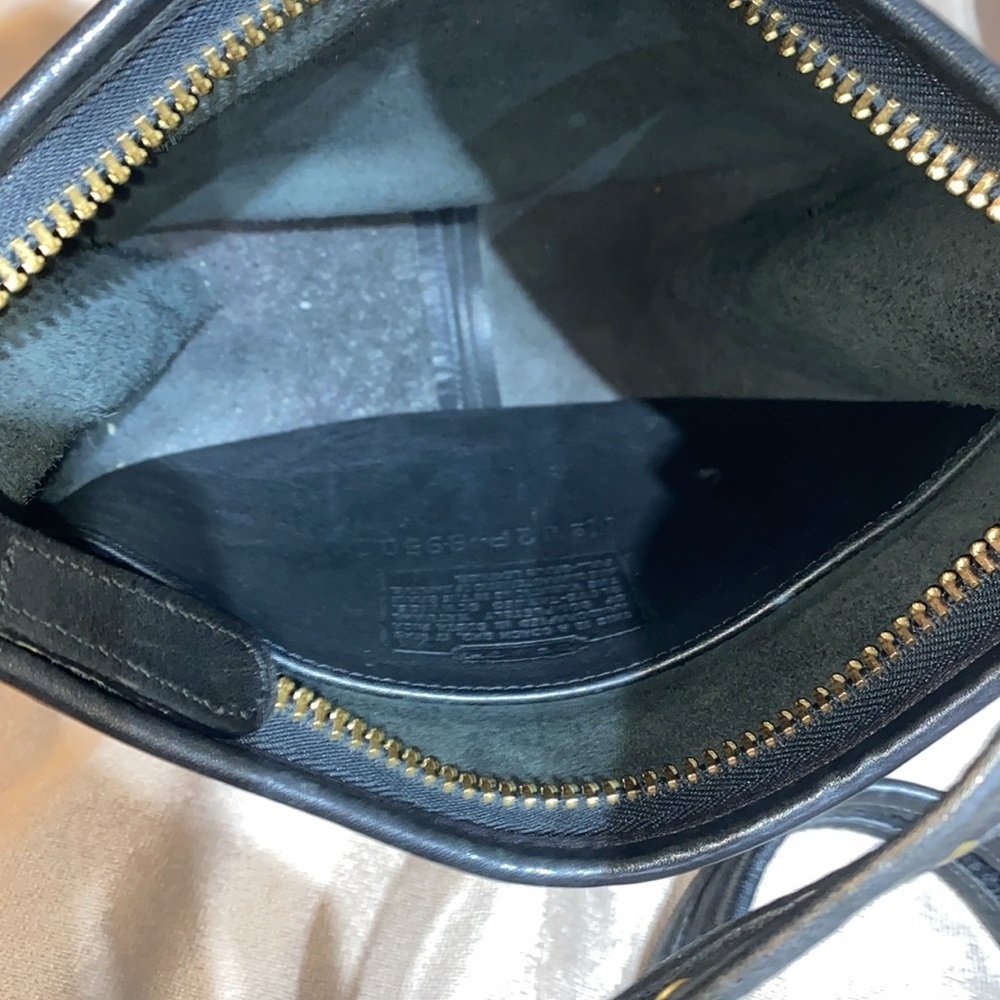 Coach Janice 9950 Black Leather Shoulder Bag - Picture 8 of 13
